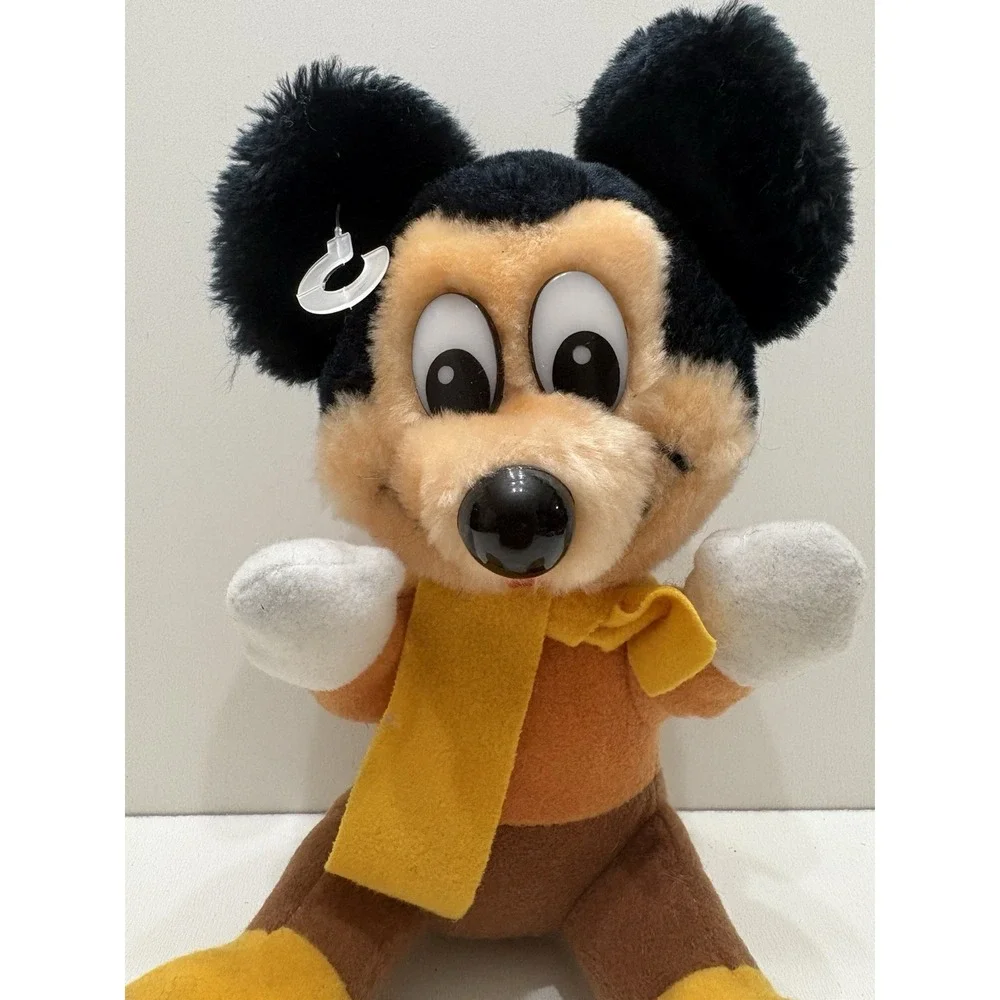 Vintage Disney‎ Original Mickey Mouse Christmas Carol Plush 8